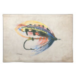 Fly Fishing Lure Art Place Mat