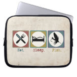 Fly Fishing Lure Art Laptop Computer Sleeves