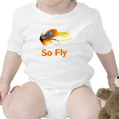 Fly Fishing Lure - So Fly Baby Bodysuits