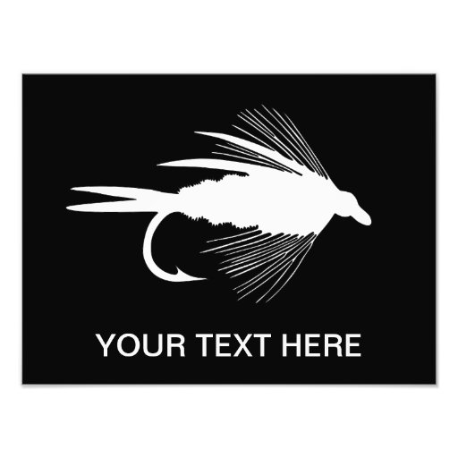 Fly Fishing lure to Personalize Photograph
