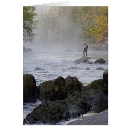 Fly Fishing Notecard Stationery Note Card