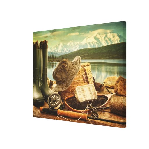 Fly Fishing Photography Canvas Art Wall Decor Zazzle