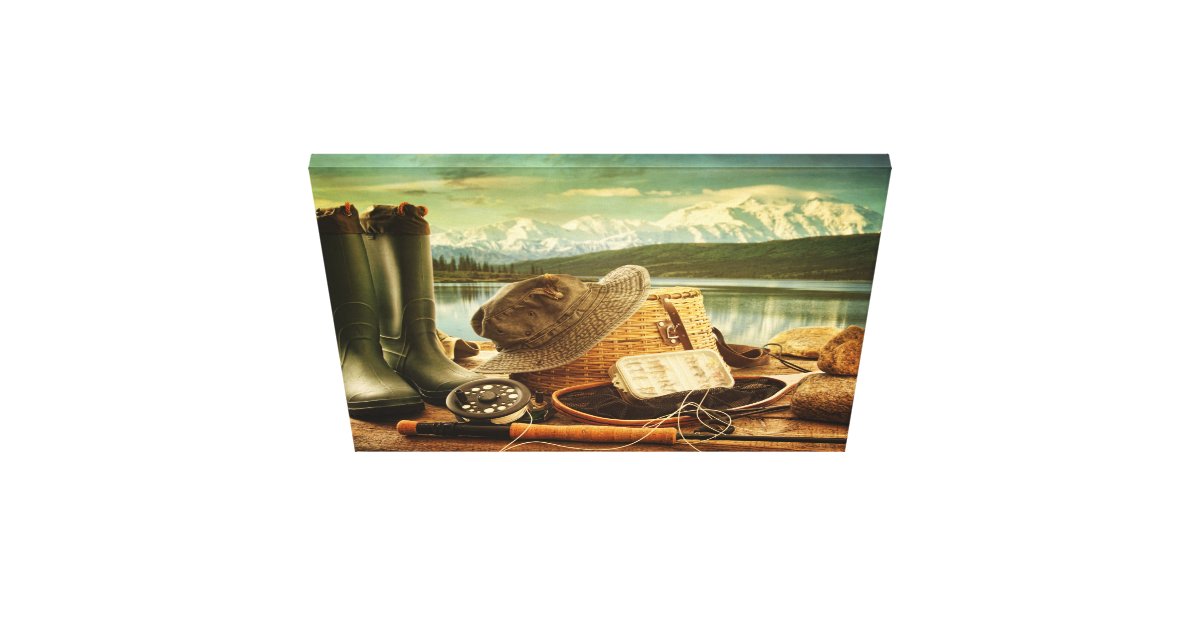 Fly Fishing Photography Canvas Art Wall Decor Zazzle