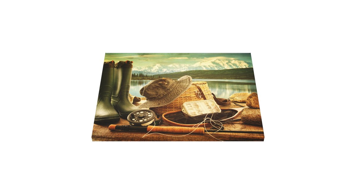 Fly Fishing Photography Canvas Art Wall Decor Zazzle
