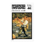 fly fishing postage stamps