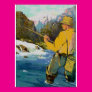 fly fishing print
