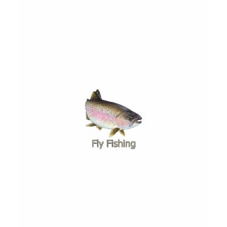 Fly Fishing Rainbow Trout Logo shirt