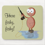 Fly Fishing reddish skin Mouse Pad