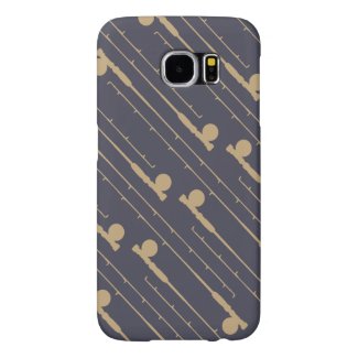 Fly Fishing Rods Pattern Samsung Galaxy S6 Cases