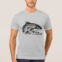 Fly Fishing Vintage Look Trout t-shirts