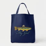 Fly Fishing Woman Canvas Bags