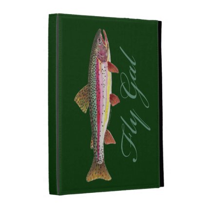 Fly Fishing Woman iPad Folio Cover