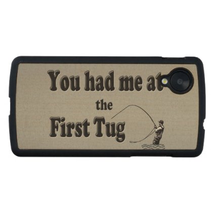 Fly fishing: You had me at the First Tug! Carved® Maple Nexus 5 Slim Case