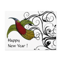 Fly for the New Year- Customized postcards