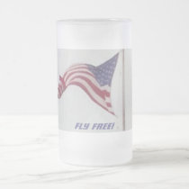 Fly Free USA Flag- stein mugs