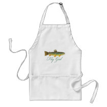 "Fly Gal" - Fly Tying, Fly Fishing aprons by TroutWhiskers "Fly Gal" - Fly Tying, Fly Fishing aprons