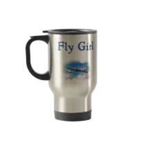 Fly Girl Flight Attendant Travel Mug