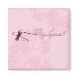 Fly Girl Fridge Magnet