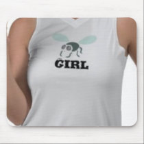 Fly Girl Mouse Pad mousepads