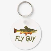 "Fly Guy" - Fly Fishing, Fly Tying keychains