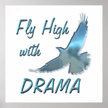 Fly High with Drama Print