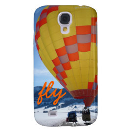 Fly Hot Air Balloon Rising Samsung Galaxy S4 Case
