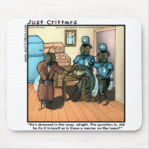 Fly in Soup mousepads