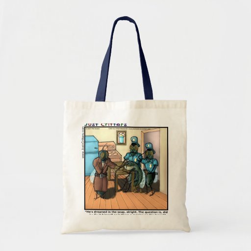 Fly in Soup Tote Bags