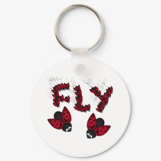 Fly keychain