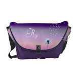 Fly little dandelion seed - Purple Courier Bags