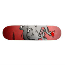 Fly me to the Moon Elephant Skateboard