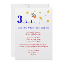 Fly Me to the Moon for My Birthday Invite