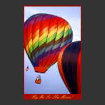Fly me to the Moon!  photo art poster posters