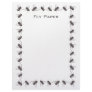 Fly Paper Letterhead with Vintage Flies Border