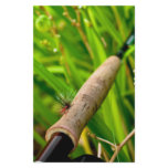 Fly Rod with Fly on Handle Customized Stationery