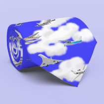 Fly The Friendly Skies Tie ties