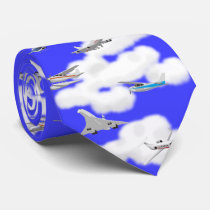 Fly The Friendly Skies Tie by SuperDays Fly The Friendly Skies Tie