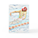 "FLY THROUGH LIFE" Note Card for Swimmers by Dmargie1029 "FLY THROUGH LIFE" Note Card for Swimmers