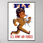 FLY -- U.S. Army Air Forces -- Border posters