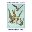 Fly Winged Monkey Airlines posters