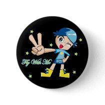 Fly With Me Button by danceelectric Fly With Me Button