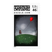 Fly Your Little Red Baloon Postage