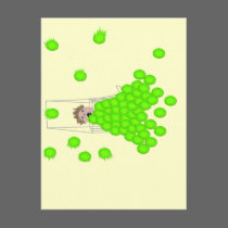 Flyball Ballshagger Postcard postcards