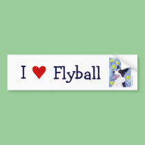 Flyball Border Collie Bumper Sticker bumper stickers