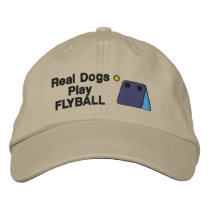 Flyball Box Embroidered Hat embroidered hats by MenagerieMayhem Flyball Box Embroidered Hat embroidered hats