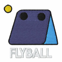 Flyball Box Embroidered Shirt (Sweatshirt) embroidered shirts by MenagerieMayhem Flyball Box Embroidered Shirt (Sweatshirt) embroidered shirts