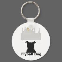 Flyball Dog keychains