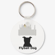 Flyball Dog keychains