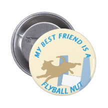 Flyball Nut Text Pin