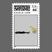 Flyball Start Dog stamps